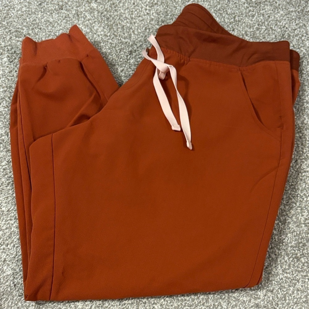 Figs Burnt Orange Joggers